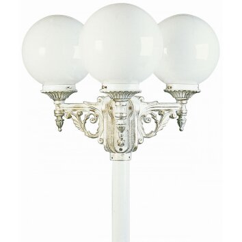 Lampadaire Albert 2050 Or, Blanc, 3 lumières