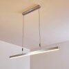 Suspension Airolo LED Chrome, Nickel mat, 3 lumières