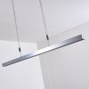 Suspension Airolo LED Chrome, Nickel mat, 3 lumières