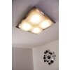 Plafonnier Eglo GUADIANO LED Nickel mat, 4 lumières