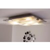 Plafonnier Eglo GUADIANO LED Nickel mat, 4 lumières