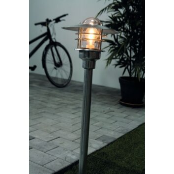 Lampadaire extérieur Nordlux AGGER Zingué, 1 lumière