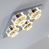 Plafonnier Lakeshore LED Chrome, 8 lumières