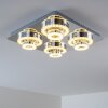 Plafonnier Lakeshore LED Chrome, 8 lumières