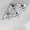 Plafonnier Lakeshore LED Chrome, 8 lumières