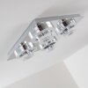 Plafonnier Lakeshore LED Chrome, 8 lumières