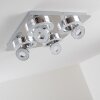 Plafonnier Lakeshore LED Chrome, 8 lumières