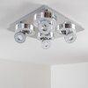 Plafonnier Lakeshore LED Chrome, 8 lumières