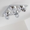 Plafonnier Lakeshore LED Chrome, 8 lumières