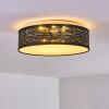 Plafonnier Bathinda LED Blanc, 1 lumière