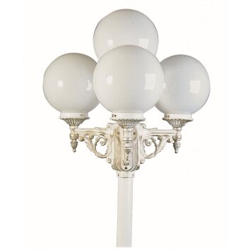 Lampadaire Albert 2051 Or, Blanc, 4 lumières