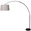 Lampadaire Steinhauer Stresa Noir, 1 lumière