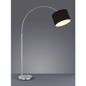 Lampadaire Trio 4611 Acier inoxydable, Nickel mat, 1 lumière