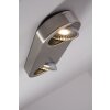 Plafonnier Granada LED Nickel mat, 2 lumières