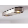 Plafonnier Granada LED Nickel mat, 2 lumières