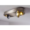 Plafonnier Granada LED Nickel mat, 2 lumières