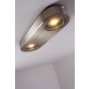 Plafonnier Granada LED Nickel mat, 2 lumières