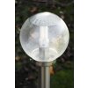 Lampe d'extérieur Globo BOWLE II Acier inoxydable, Transparent, 1 lumière