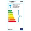 Lampe d'extérieur Globo BOWLE II Acier inoxydable, Transparent, 1 lumière