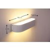 Applique murale LED Trio Blanc, 2 lumières