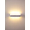 Applique murale LED Trio Blanc, 2 lumières