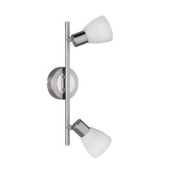 Spot Trio CARICO LED Nickel mat, 2 lumières