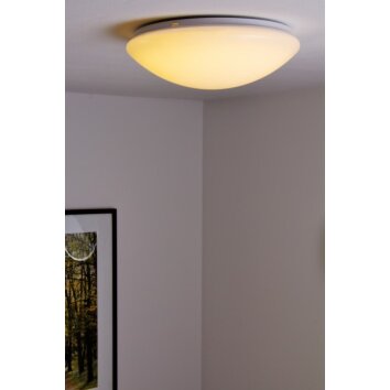 Plafonnier Globo KIRSTEN LED Blanc, 1 lumière