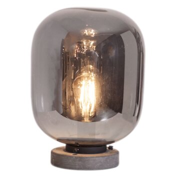 Lampe à poser By Rydens Leola Aspect marbre, 1 lumière