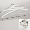 Plafonnier Chute LED Blanc, 45 lumières