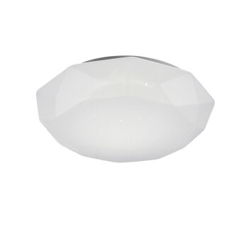 Plafonnier Mantra DIAMANTE LED Blanc, 1 lumière