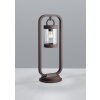 Borne lumineuse Trio Leuchten SAMBESI Rouille, 1 lumière