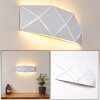 Applique murale Shouver LED Blanc, 1 lumière