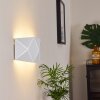 Applique murale Shouver LED Blanc, 1 lumière