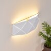 Applique murale Shouver LED Blanc, 1 lumière