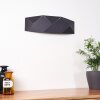 Applique murale Shouver LED Noir, 1 lumière