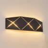 Applique murale Shouver LED Noir, 1 lumière