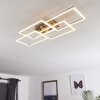 Plafonnier Cheka LED Aluminium, 4 lumières