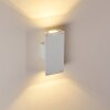 Applique murale Roseau LED Blanc, 1 lumière