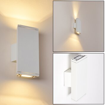 Applique murale Roseau LED Blanc, 1 lumière