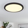 Plafonnier Siguna LED Noir, Blanc, 1 lumière