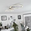 Plafonnier Malanje LED Nickel mat, 2 lumières