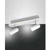 Plafonnier Fabas Luce Spotty LED Blanc, 2 lumières