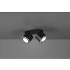 Plafonnier Trio Taurus LED Noir, 4 lumières