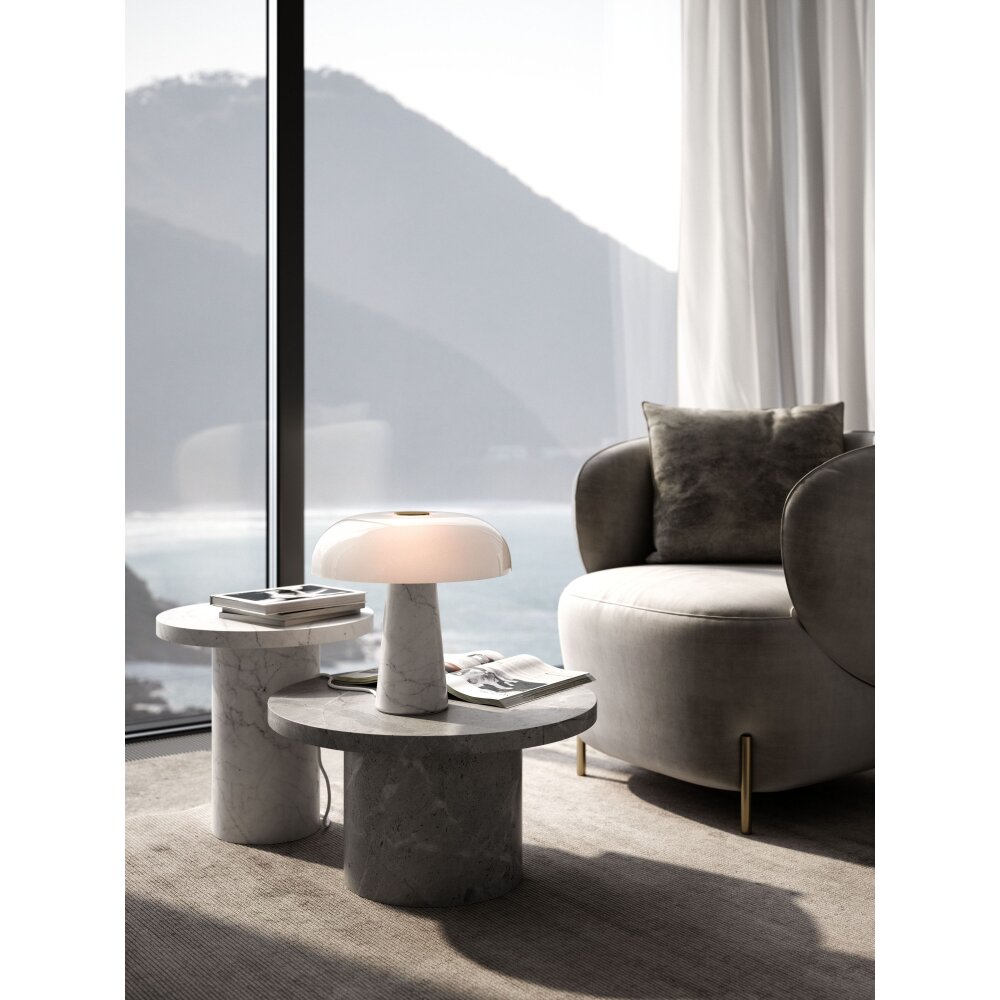 Lampe de table Design For The People by Nordlux GLOSSY Blanc, 1 lumière