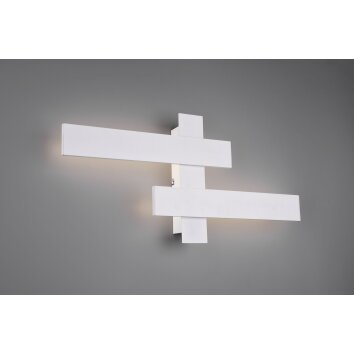 Applique murale Trio Belfast LED Blanc, 2 lumières