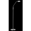 Lampadaire Fischer & Honsel Pool TW LED Nickel mat, 1 lumière, Détecteur de mouvement