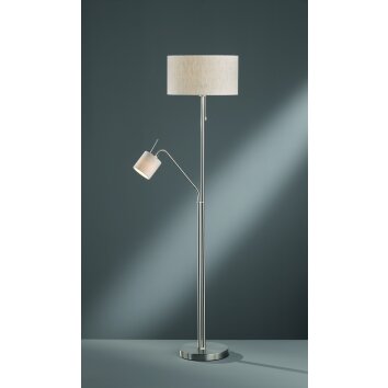 Lampadaire Fischer & Honsel Layer Nickel mat, 1 lumière