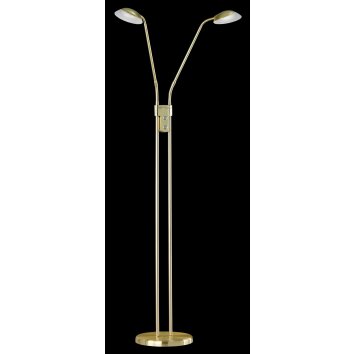 Lampadaire Fischer & Honsel Pool TW LED Laiton, 2 lumières, Détecteur de mouvement