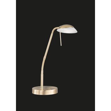 Lampe de table Fischer & Honsel Pool TW LED Laiton, 1 lumière, Détecteur de mouvement