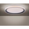 Plafonnier Leuchten-Direkt LOLAsmart_DISC LED Noir, 1 lumière, Télécommandes, Changeur de couleurs